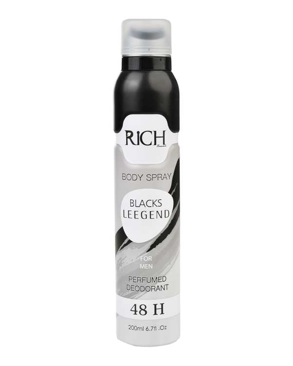 اسپری بدن مردانه Rich مدل BLACKS LEEGEND
